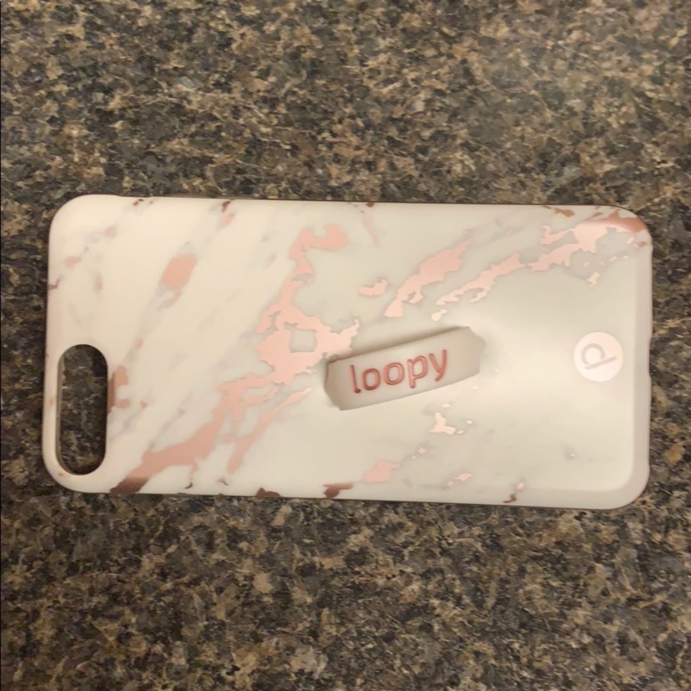 Rose gold marble iPhone 8 Plus case